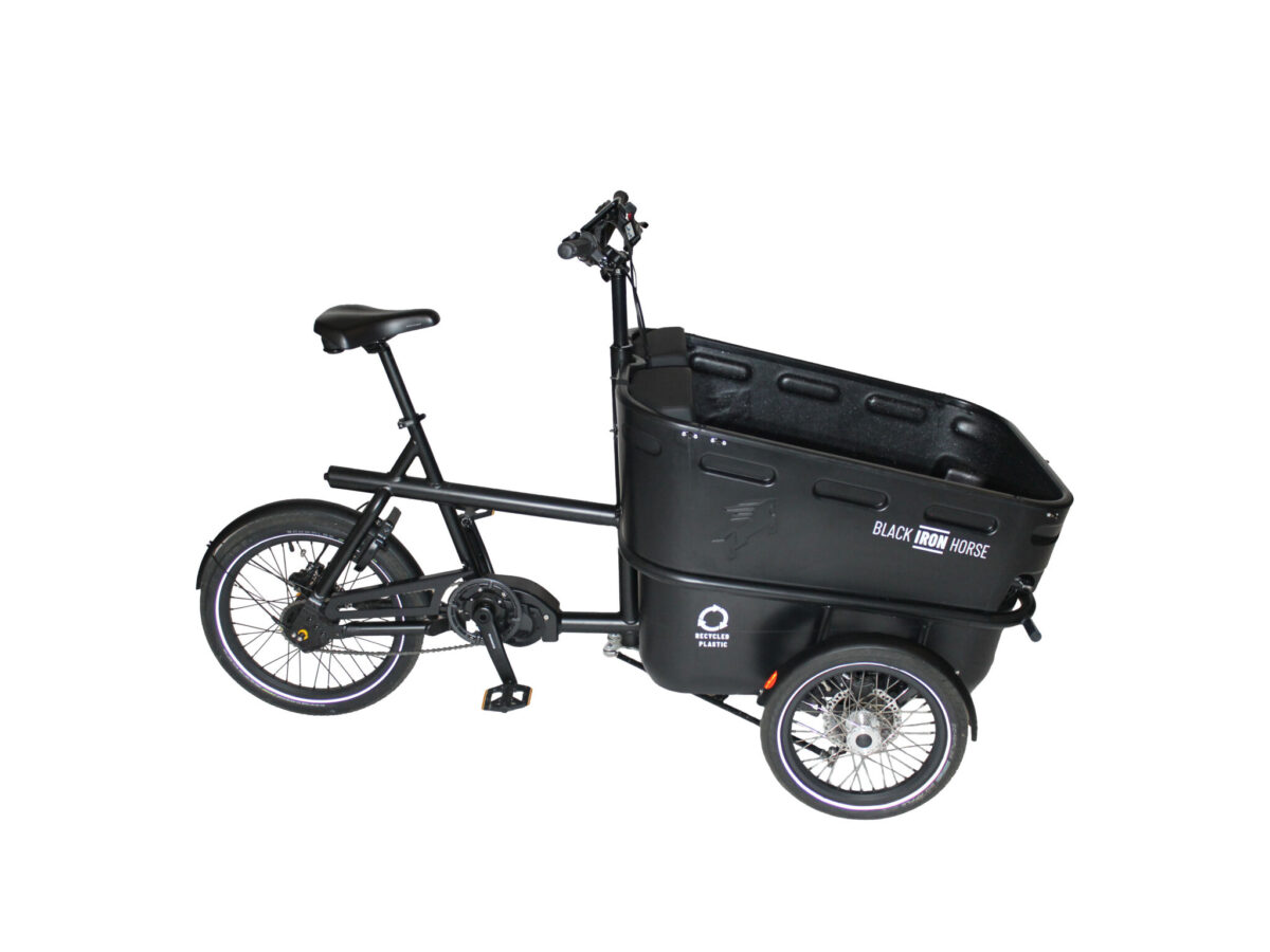 Black Iron Horse IBEX elektrische bakfiets 2-side-up