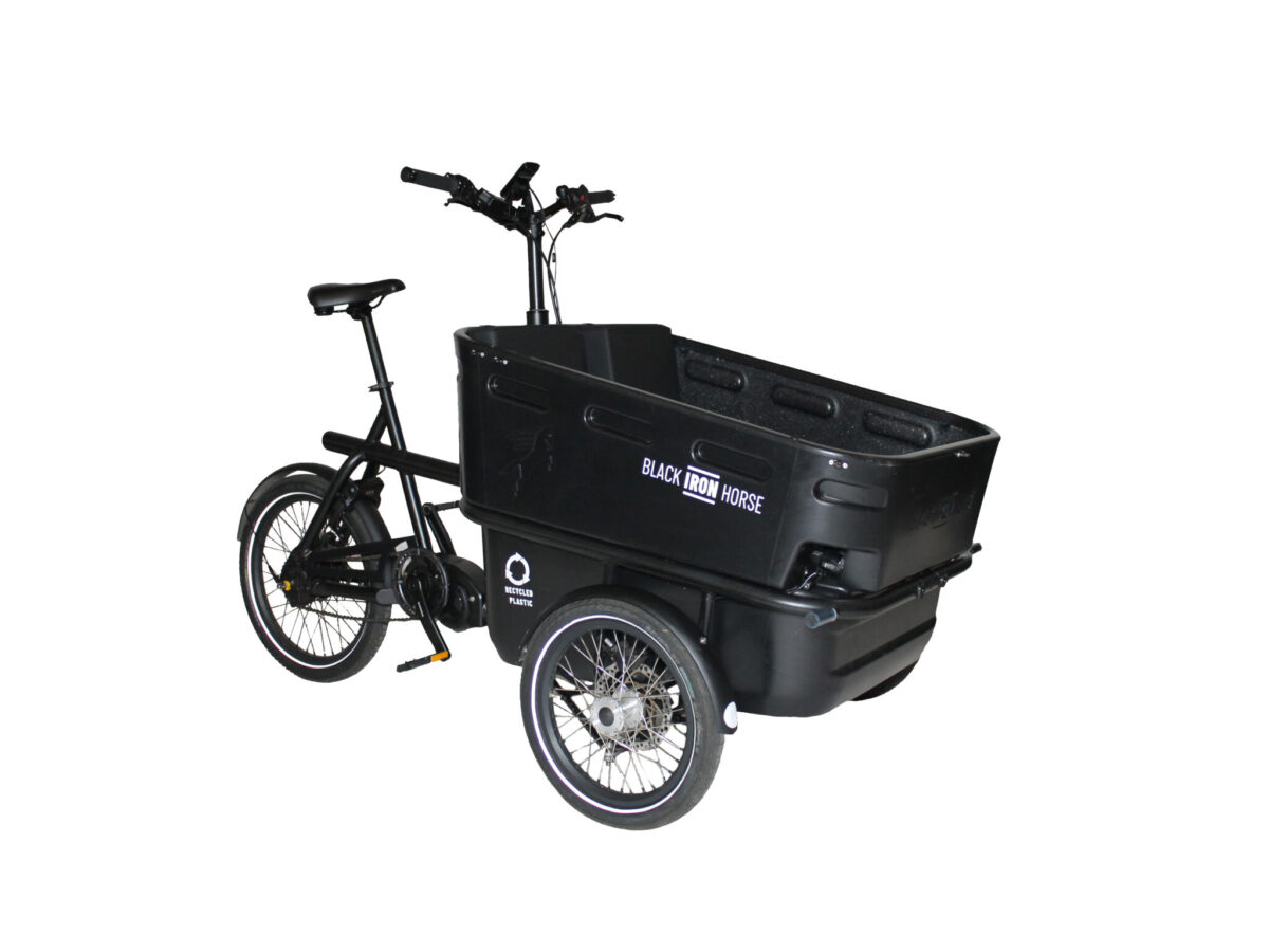 Black Iron Horse IBEX elektrische bakfiets 3-angle