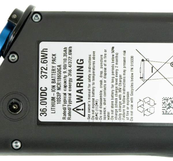 Gocycle G4 Battery after 2021 model accu 375wh