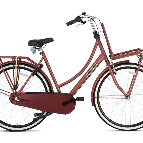 Popal Daily Dutch Basic plus 28 inch dames Transportfiets oak Red