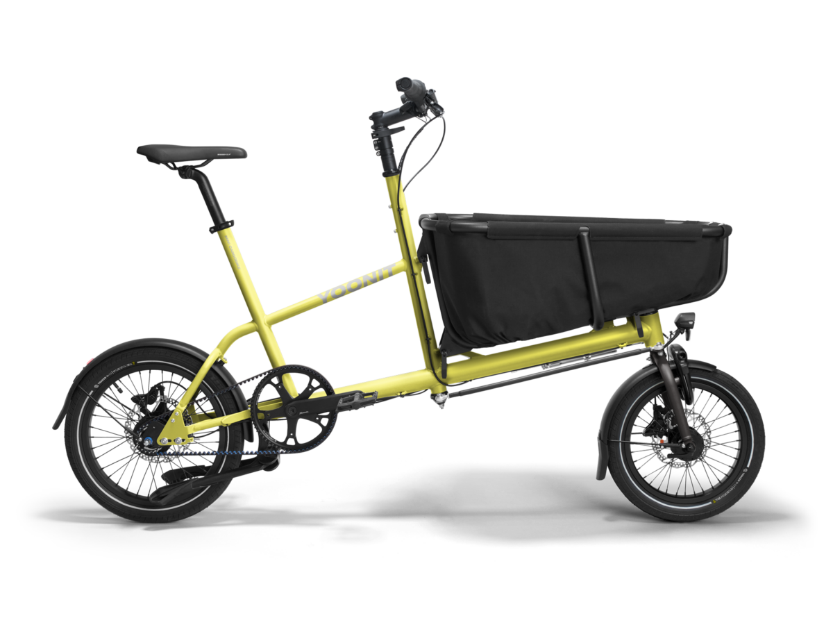 Yoonit Compacte Transportfiets Bakfiets Family – De Perfecte Fiets voor Gezinnen Lime