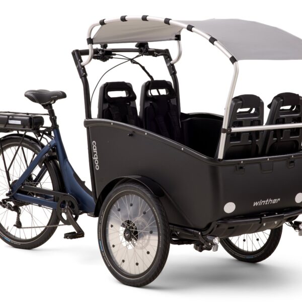 Winther_Kangaroo_Bike_Lastenrad_Cargo_bike_E_cargo_Cargoo_2+2_Bafang_R_Side_Front_Sunroof