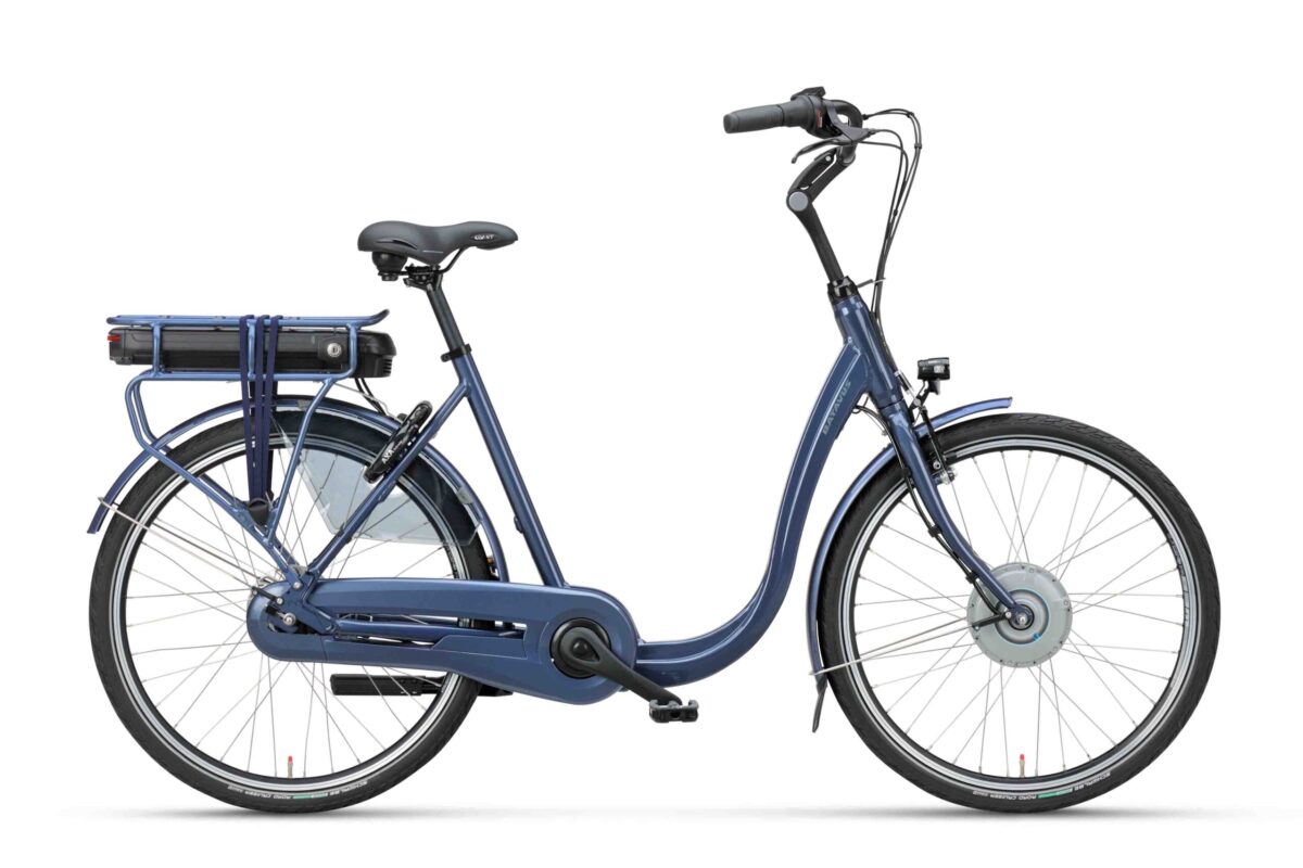 Batavus-entree-e-go-donkerblauw Sparta Lage instap fiets