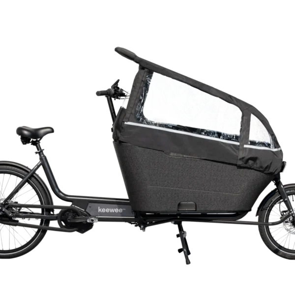 KeeWee 2.0 Bakfiets Midden-motor E-Bike N5 Cargo Zwart