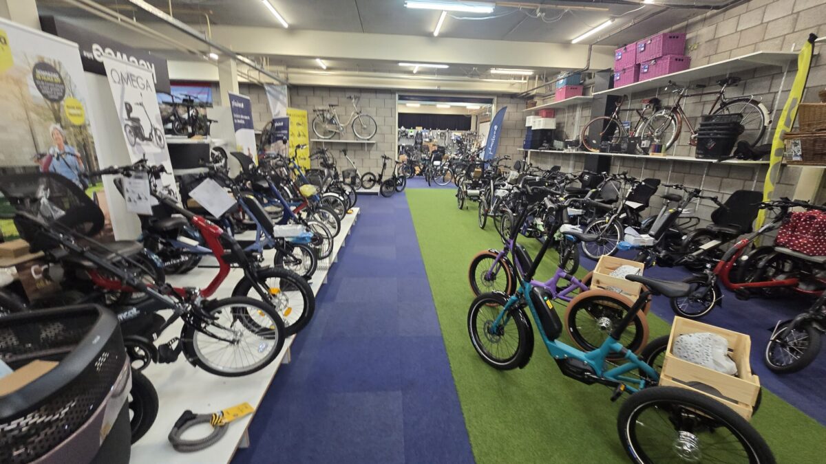 Elektrische Driewieler stabiliteit balans evenwichtsstoornis Trike fiets 3 wieler fiets elektrisch BikeStore H&H Dutch Bikes