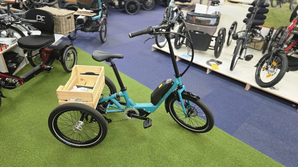 Berend Elektrische Driewieler stabiliteit balans evenwichtsstoornis Trike fiets 3 wieler fiets elektrisch BikeStore H&H Dutch Bikes