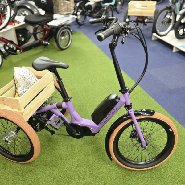 Berend Paars Elektrische Driewieler stabiliteit balans evenwichtsstoornis Trike fiets 3 wieler fiets elektrisch BikeStore H&H Dutch Bikes