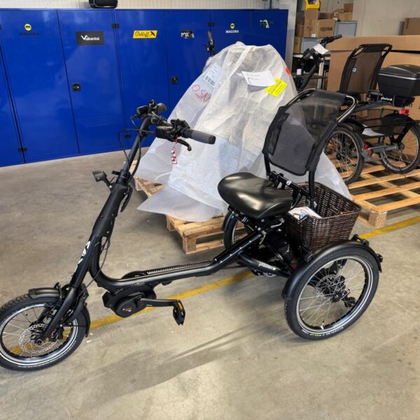 Pfau-Tec Movi CX – zwart Elektrische driewieler proefrijden bij H&H Dutch Bikes