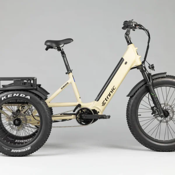 Etnnic driewieler fiets Etnnic classic city zij aanzicht